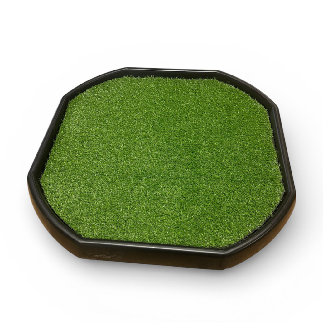 Grass Tuff Tray Insert shown inside a Tuff Tray on a clean white background.
