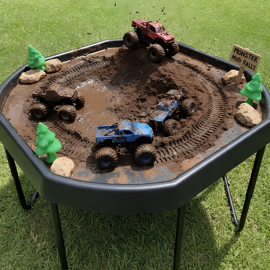 Full-size tuff tray and stand package included in the Ultimate Classroom Set