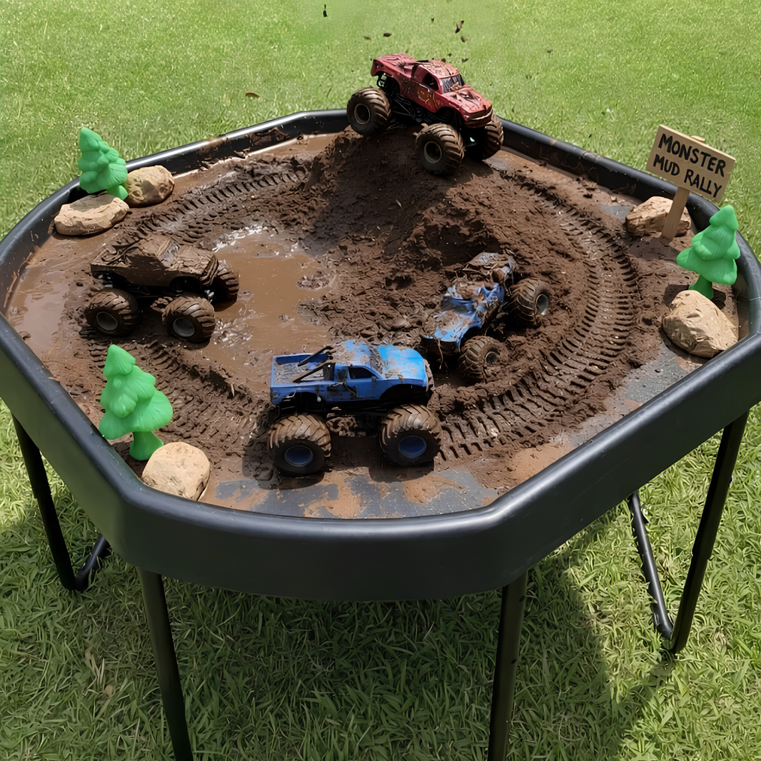 Full-size tuff tray and stand package included in the Ultimate Classroom Set